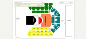The seating plan for Junior Eurovision Final in Arena Armeec in Sofia